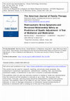 Research paper thumbnail of Posttraumatic Stress Symptoms and Perceived Relationship Safety as Predictors of Dyadic Adjustment: A Test of Mediation and Moderation