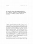 Research paper thumbnail of The Recovery of the One, a review essay on Cut of the Real by Katerina Kolozova (2014)