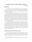 Research paper thumbnail of Integração Econômica e Redes Logísticas no Cone Sul