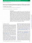 Research paper thumbnail of On the spectral induced polarization signature of soil organic matter