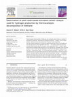 Research paper thumbnail of Deactivation of palm shell-based activated carbon catalyst used for hydrogen production by thermocatalytic decomposition of methane