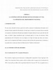 Research paper thumbnail of LA CONSTRUCCIÓN DEL RÉGIMEN REVOLUCIONARIO (1917-1940) Y LA BÚSQUEDA DEL ORDENAMIENTO NACIONAL