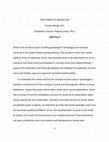 Research paper thumbnail of Dissertation - Abstract and Introduction