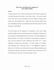 Research paper thumbnail of Risk, Power and Democratic Legitimacy in Three Indian Villages