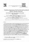 Research paper thumbnail of Feeding responses of krill to the toxin-producing diatom Pseudo-nitzschia