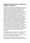 Research paper thumbnail of Falezlerin İnsanla İmtihanı: Antalya'nın Simgesi Yok Olmasın