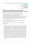 Research paper thumbnail of Predictors of Prevention Failure in College Students Participating in Two Indicated Depression Prevention Programs