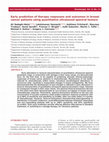 Research paper thumbnail of Early prediction of therapy responses and outcomes in breast cancer patients using quantitative ultrasound spectral texture