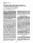 Research paper thumbnail of Two separate domains within vesicular stomatitis virus phosphoprotein support transcription when added in trans