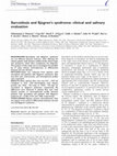 Research paper thumbnail of Sarcoidosis and Sjögren's syndrome: clinical and salivary evaluation