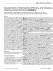 Research paper thumbnail of Assessment of Hemostatic Efficacy and Osseous Wound Healing Using HemCon Dental Dressing