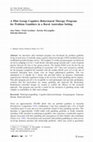 Research paper thumbnail of A Pilot Group Cognitive Behavioural Therapy Program for Problem Gamblers in a Rural Australian Setting