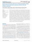 Research paper thumbnail of Social and emotional relevance in face processing: happy faces of future interaction partners enhance the late positive potential