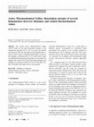 Research paper thumbnail of Active Thermochemical Tables: dissociation energies of several homonuclear first-row diatomics and related thermochemical values