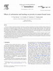 Research paper thumbnail of Effects of carbonation and leaching on porosity in cement-bound waste