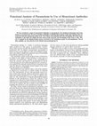 Research paper thumbnail of Functional analysis of pneumolysin by use of monoclonal antibodies