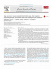 Research paper thumbnail of Rape survivors' trauma-related beliefs before and after Cognitive processing therapy: Associations with PTSD and depression symptoms