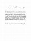 Research paper thumbnail of Weblogs as a bridging genre