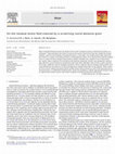 Research paper thumbnail of On the residual stress field induced by a scratching round abrasive grain