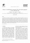 Research paper thumbnail of Nature of carbohydrates associated with water-stable aggregates of two cultivated soils