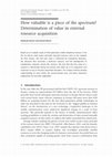 Research paper thumbnail of How Valuable is a Piece of the Spectrum? Determination of Value in External Resource Acquisition