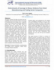 Research paper thumbnail of Determinants of Leverage in Ghana: Evidence from listed Manufacturing and Trading Sector Companies