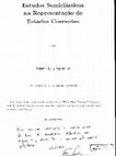 Research paper thumbnail of Estudos Semiclássicos na Representação de Estados Coerentes