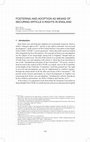 Research paper thumbnail of Fostering and Adoption as Means of Securing Article 6 Rights in England