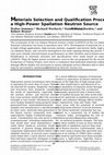 Research paper thumbnail of Materials Selection and Qualification Processes at a High-Power Spallation Neutron Source