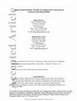 Research paper thumbnail of Taming Wicked Problems: The Role of Framing in the Construction of Corporate Social Responsibility