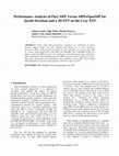 Research paper thumbnail of Performance Analysis of Pure MPI Versus MPI+ OpenMP for Jacobi Iteration and a 3D FFT on the Cray XT5