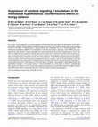 Research paper thumbnail of Suppressor of cytokine signaling 3 knockdown in the mediobasal hypothalamus: counterintuitive effects on energy balance