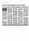 Research paper thumbnail of Låt hembygdsgårdarna förvalta kommunens folkskänkta samlingar