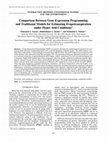 Research paper thumbnail of Comparison Between Gene Expression Programming and Traditional Models for Estimating Evapotranspiration under Hyper Arid Conditions