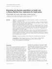 Research paper thumbnail of Examining out-of-pocket expenditure on health care in Nouna, Burkina Faso: implications for health policy