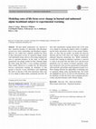 Research paper thumbnail of Modeling rates of life form cover change in burned and unburned alpine heathland subject to experimental warming