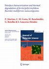 Research paper thumbnail of Interface characterization and thermal degradation of ferrite/poly(vinylidene fluoride) multiferroic nanocomposites