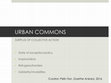 Research paper thumbnail of Urban Commons, Actopolis Goethe Ankara/Athens project  2015 - 2017.