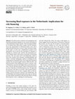 Research paper thumbnail of Increasing flood exposure in the Netherlands: implications for risk financing