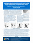 Research paper thumbnail of A prospective study on postcranial variation among herder-foragers from semi-arid southern Africa.