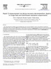 Research paper thumbnail of Rapid measurement via decay-recovery decomposition: Applications in fringe field and distributed relaxation experiments