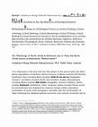 Research paper thumbnail of The ‘Whitening’ of North Afrika & Southwest Asia or When Did North Afrika become predominantly ‘Mediterranean’?