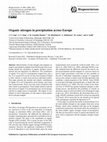 Research paper thumbnail of Organic nitrogen in precipitation across Europe