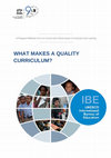 Research paper thumbnail of WHAT MAKES A QUALITY CURRICULUM