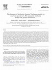 Research paper thumbnail of Development of stochastic dynamic Nash game model for reservoir operation. I. The symmetric stochastic model with perfect information