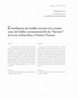 Research paper thumbnail of Tendron G., Étude des roches décoratives [des thermes de la rue Arthur Ranc à Poitiers], Annexe à l'article de Poirier 	P., Fourteau-Bardaji A.-M. Collab., Contribution des fouilles récentes à la connaissance de l'édifice monumental dit 	des thermes de la rue Arthur Ranc à Poitiers (Vienne)