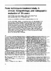 Research paper thumbnail of Paste technique re-treatment study: A clinical, histopathologic, and radiographic evaluation of 50 cases