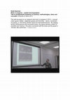 Research paper thumbnail of Choreographing Space - Interventions in the Urban Realm / University of Herts, March 2013