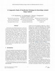 Research paper thumbnail of Comparative study of classification techniques used in skin lesion detection systems