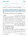 Research paper thumbnail of Global Patterns in Seasonal Activity of Influenza A/H3N2, A/H1N1, and B from 1997 to 2005: Viral Coexistence and Latitudinal Gradients